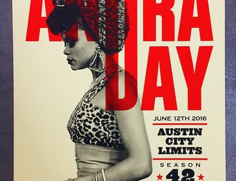 Andra Day Austin City Limits concert poster