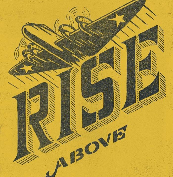 Rise Above WWII aviation illustration